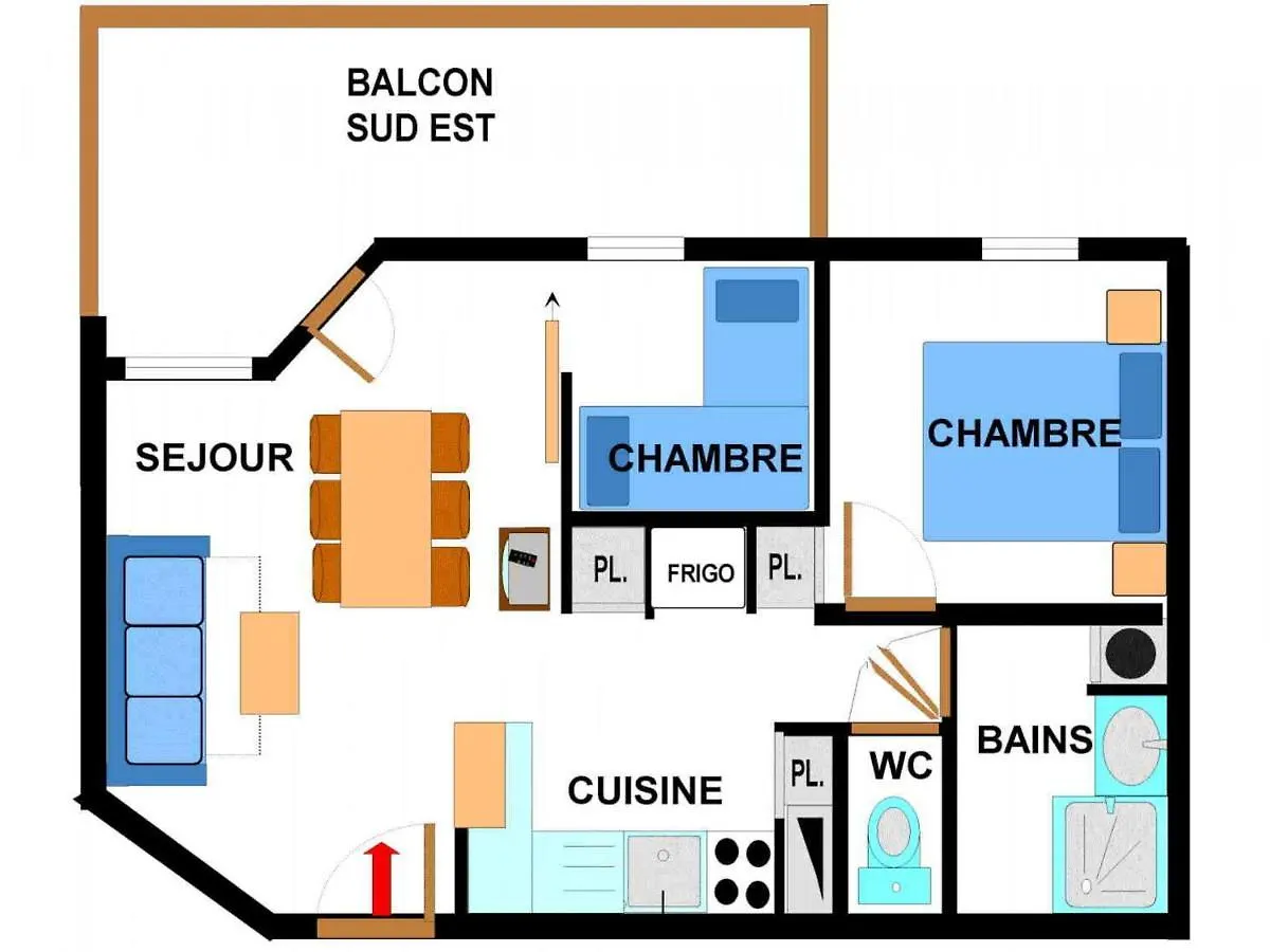 Daire Appartement Pour 6 Au Pied Des Pistes Avec Parking, Balcon Et Wifi - Val Cenis - Fr-1-508-129 Lanslevillard